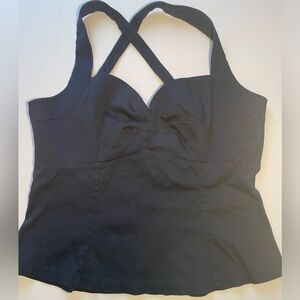 Laura Byrnes 2X Top in Navy